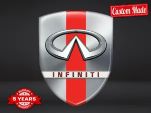 Infiniti Domed label Custom Design Superior Dome Stickers